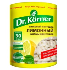 Хлебцы dr.korner злаковый коктейль лимонный 100г х 20