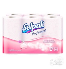 SELPAK Туал.Бумага  Aroma Pudra 3 сл. 12 рул.