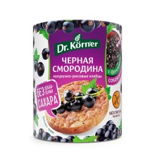 Хлебцы dr.korner кукурузно-рисовые с черной смородиной 100г