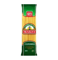 Makfa "Соломка" макароны длинные 400г мяг/уп
