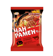 Лапша доширак чан рамен со вкусом говядины б/п 86г тв/уп