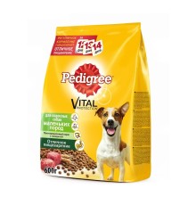 Pedigree сух для взрослых собак мелких пород говядина 14x 600г 10113861