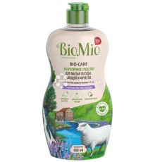 BioMio  Средство для мытья посуды, фруктов, овощей с эф.маслом лаванды, экстр. хлопка