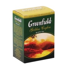 Чай greenfield голден цейлон цейлонский черный байховый сорт букет крупнолистовый 100г Россия Минск