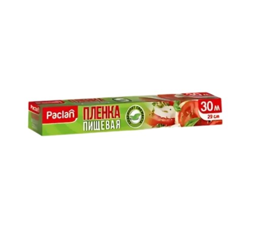 Пленка пищевая paclan пэ 29смх30м в коробке, 10мкм, (шк 61635)