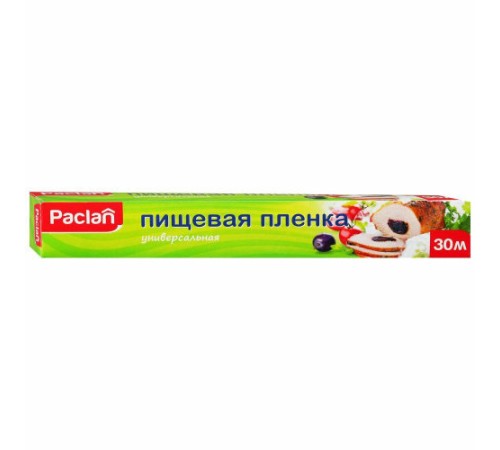 Пленка пищевая paclan пэ 29смх30м в коробке, 10мкм, (шк 61635)