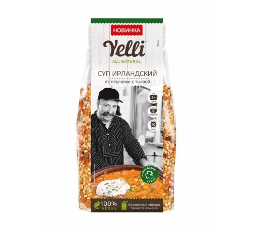 Yelli Суп Ирландский из перловки с тыквой 200г