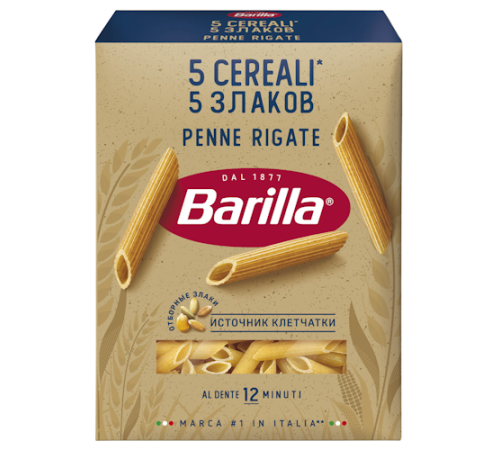 Barilla Паста 5 злаков Fusilli (Фузилли) 450гр Barilla Паста 5 злаков Fusilli (Фузилли) 450гр