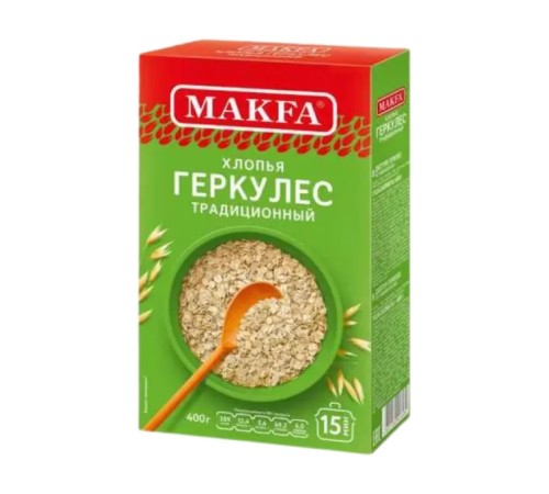 Makfa Геркулес Традиционный 400г м/у Makfa Геркулес Традиционный 400г м/у