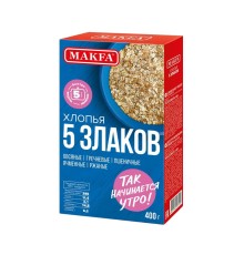 Makfa Хлопья 5 злаков 400г м/у