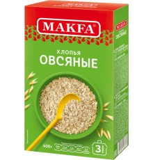Makfa Хлопья овсяные 400г м/у