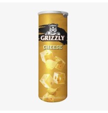 Картоф Чипсы Grizzly  в тубусе со вкусом сыра 130г
