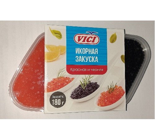 Икра Красная/Черная Икорная Закуска 180гр