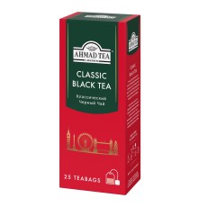 Ahmad Tea Классический черный чай 25*2г, в пакетиках с ярлычками