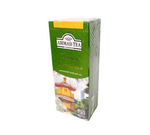Ahmad Tea Китайский Зеленый чай 25*1,8г, в пакетиках с ярлычками