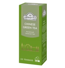 Ahmad Tea Китайский Зеленый чай 25*1,8г, в пакетиках с ярлычками