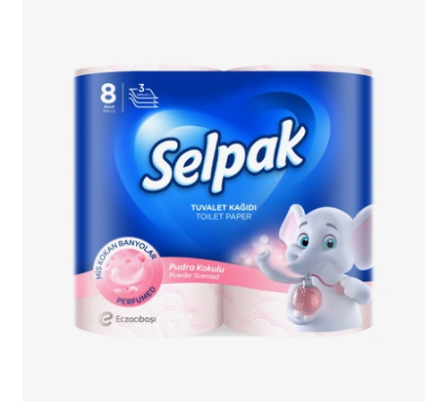 SELPAK Туал.Бумага Aroma Pudra 3сл.8рул