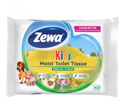 Zewa влажная ТБ Kids 42л