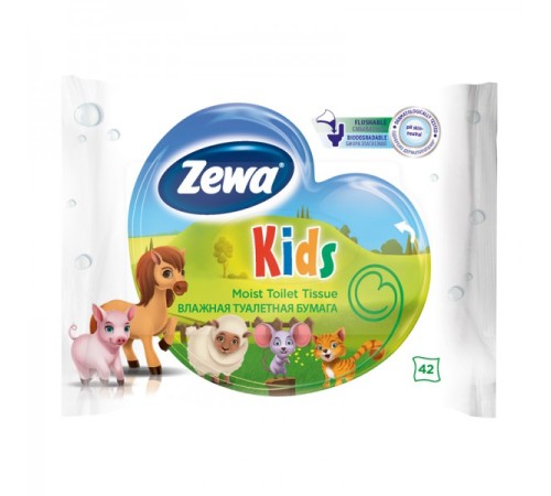 Zewa влажная ТБ Kids 42л