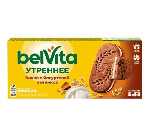 Бельвита 253 г сэндвич печенье какао Бельвита 253 г сэндвич печенье какао