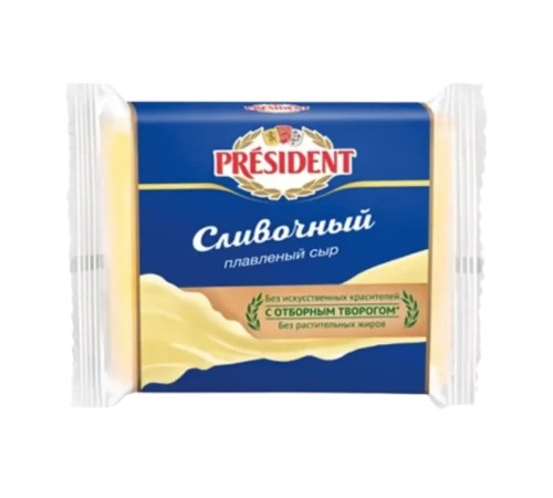 Сыр плавленый Lactalis President Мастер бутерброда сливочный, 40 %ж 300г полиэтилен
