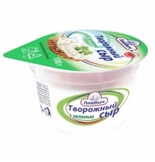 Сыр плавыч творожный с зеленью 100г тв/уп
