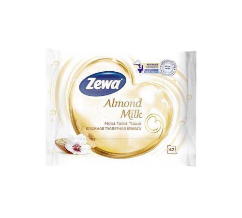 Zewa влажная ТБ Almond Milk 42л