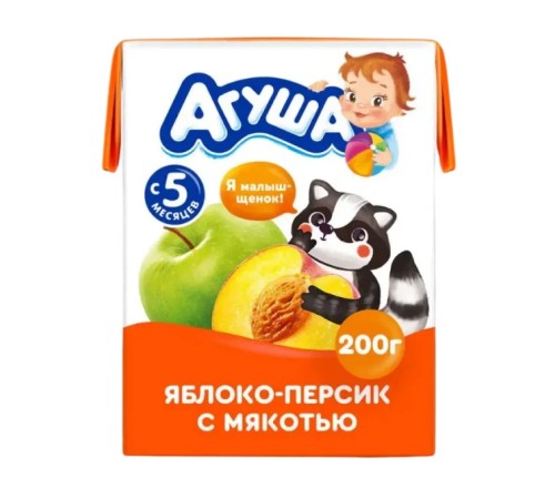 Аг.Сок Ябл-Персик 200мл Аг.Сок Ябл-Персик 200мл