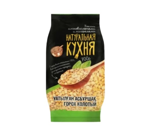 ГОРОХ КОЛОТЫЙ "НАТ.КУХНЯ" 700ГР ГОРОХ КОЛОТЫЙ "НАТ.КУХНЯ" 700ГР