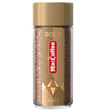 Кофе растворимый maccoffee Gold сублимированный 100г ст/б
