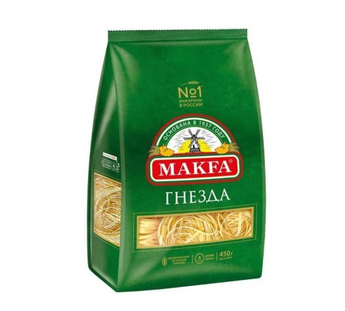 Лапша Makfa феттуччине гнезда 450гр Лапша Makfa феттуччине гнезда 450гр