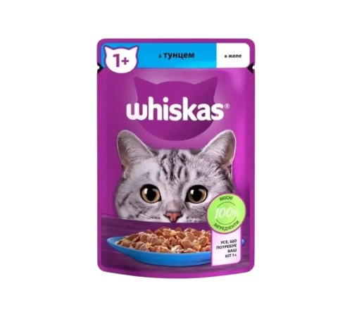 Whiskas для взр кошек рагу с тунцом 85 г Whiskas для взр кошек рагу с тунцом 85 г