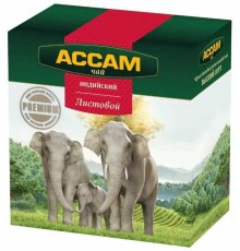 Чай accam лист черный 250г к/к