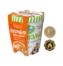 Мороженое ведерко Из мол. края с солен карамелью 270г