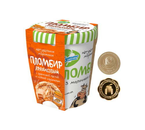 Мороженое ведерко Из мол. края с солен карамелью 270г