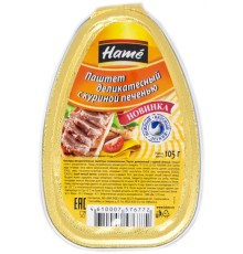 HAME ПАШТЕТ С КУРИНОЙ ПЕЧЕНЬЮ 105 ГР/16