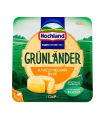 Сыр П/Тверд. GRUNLANDER Цилиндр 400гр.