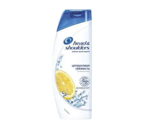 Шампунь head&shoulders против перхоти 400мл цитрусовая свежесть для жирных волос/6