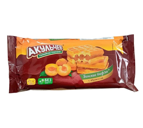 Вафли венские с абрикосом Вафли венские с абрикосом