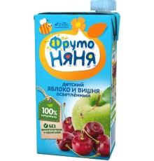 Нектар Фрутоняня яблоко вишня осветленный 0.5л