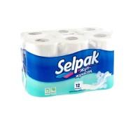 SELPAK Туал.бумага 3 сл 12рул