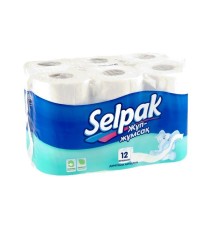 SELPAK Туал.бумага 3 сл 12рул