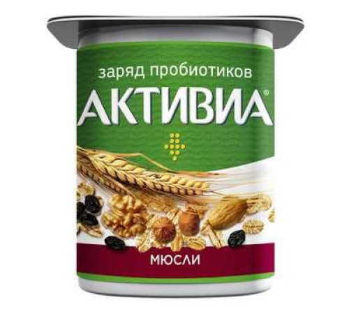 Активиа йогурт 110 гр мюсли Активиа йогурт 110 гр мюсли