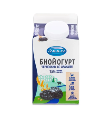 Эмиль Биойогурт чернослив со злаками 1,5% 450г