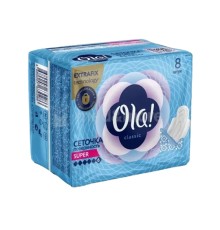 Ola! wings Classic Super singles прокладки жен гигиен 8шт Soft мягк.поверхн.