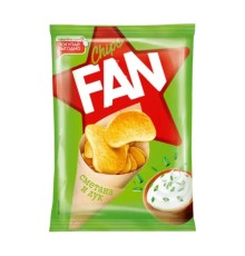 ЧИПСЫ FAN 65ГР. СМЕТАНА И ЛУК