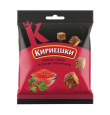 Сухарики сибирский берег кириешки с красной икрой 40г