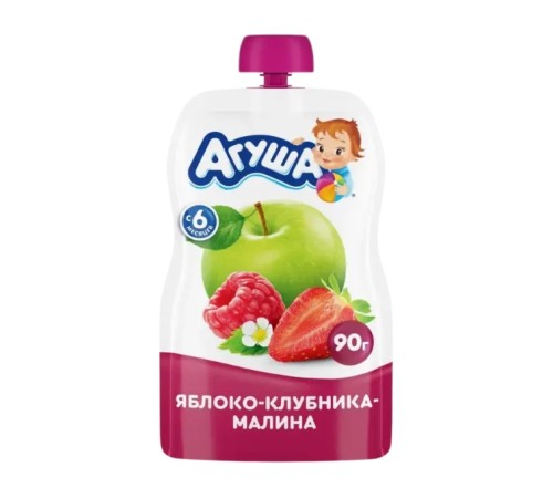 Аг.Пюре Ябл-Клубн-Мал 90гр