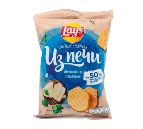 Чипсы Lays из печи нежный сыр 85 гр