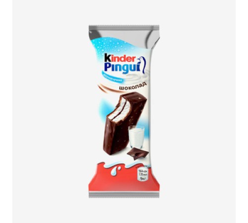 Пирожное kinder pingui бисквитное с молочной начинкой 30г мяг/уп
